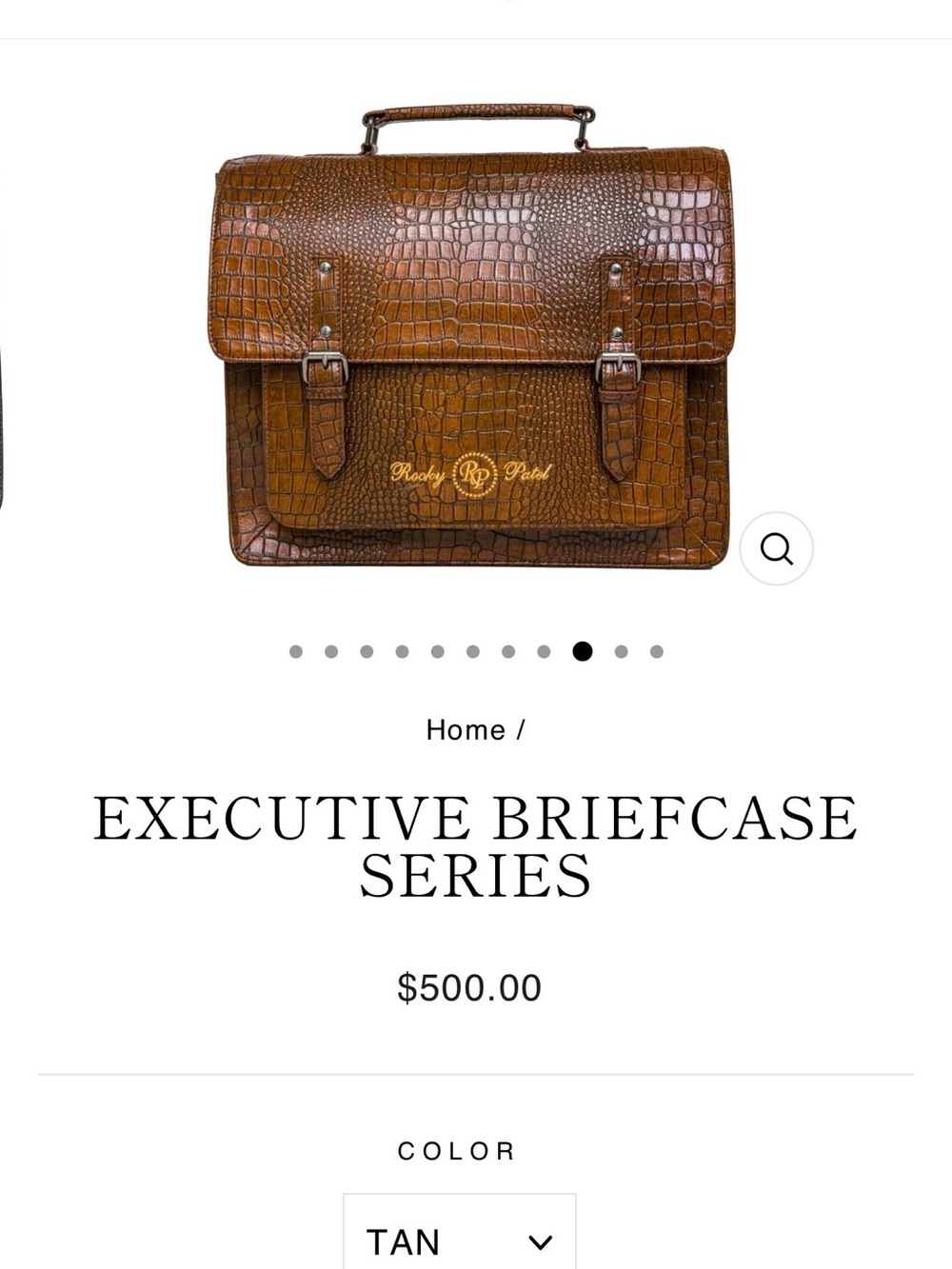 Rocky Patel Executive Briefcase Series - Tan